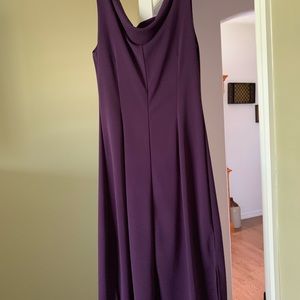 Purple cocktail dress